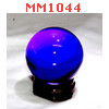 MM1044 : ลูกแก้วใส สีน้ำเงิน (40mm)
