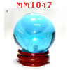 MM1047 : ลูกแก้วใสสีฟ้า (40mm)(W)