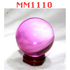 MM1110 : ลูกแก้วใส สีชมพู (50mm)