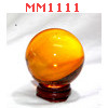MM1111 : ลูกแก้วใส สีส้ม (50mm)