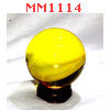 MM1114 : ลูกแก้วใส สีเหลือง (50mm)