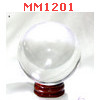 MM1201 : ลูกแก้วใส พร้อมขาตั้ง (60mm)(W)
