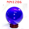 MM1206 : ลูกแก้วใสสีน้ำเงิน พร้อมขาตั้ง (60mm)(W)