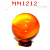 MM1212 : ลูกแก้วใส สีส้ม (60mm)