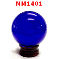 MM1401 : ลูกแก้วสีน้ำเงิน (80mm)(W)