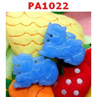 PA1022 : ปี่เซียะคู่ตั้งโต๊ะ สีฟ้า