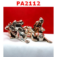 PA2112 :  ปี่เซียะคู่ โลหะสีเงิน