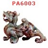 PA6003 : ปี่เซียะคู่ตั้งโต๊ะ หินเนื้อหยก