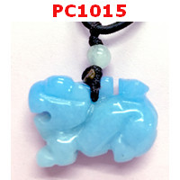 PC1015 : สร้อยคอปี่เซียะ หินสีฟ้า