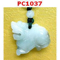 PC1037 : สร้อยคอปี่เซียะ หยกขาวเนื้อดี