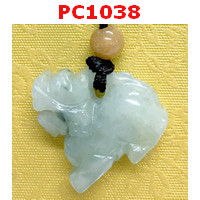 PC1038 : สร้อยคอปี่เซียะ หยกขาวเนื้อดี