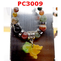 PC3009 : สร้อยคอหยก 5 สี จี้ปี่เซียะ 3 สี