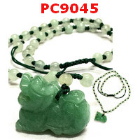 PC9045 : ปี่เซียะหยกเขียวพร้อมสร้อย