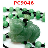 PC9046 : สร้อยคอปี่เซียะหยกเขียว