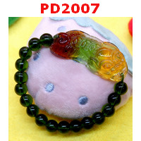 PD2007 : สร้อยข้อมือปี่เซียะแก้ว 3 สี