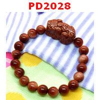 PD2028 : สร้อยข้อมือปี่เซียะ หินทรายทอง