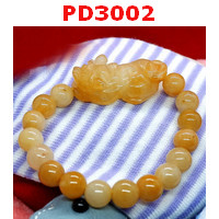 PD3002 : สร้อยข้อมือปี่เซียะหยกเหลืองอ่อน