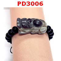 PD3006 : สร้อยข้อมือปี่เซียะหินอะเก็ต