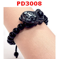 PD3008 : สร้อยข้อมือปี่เซียะหินอะเก็ต