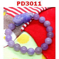 PD3011 : สร้อยข้อมือปี่เซียะหยกสีม่วง