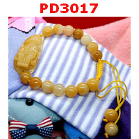 PD3017 : สร้อยข้อมือปี่เซียะหยกเหลือง