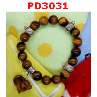 PD3031 : สร้อยข้อมือปี่เซียะ หินไทเกอร์อายส์