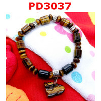PD3037 : สร้อยข้อมือปี่เซียะ หินไทเกอร์อาย