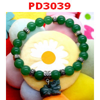 PD3039 : สร้อยข้อมือปี่เซียะหยกเขียว