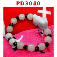 PD3040 : สร้อยข้อมือปี่เซียะหยกขาว