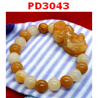PD3043 :  สร้อยข้อมือปี่เซียะหยกน้ำผึ้ง