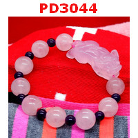 PD3044 :  สร้อยข้อมือปี่เซียะโรสควอตซ์ 