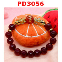 PD3056 : สร้อยข้อมือปี่เซียะทองคู่+คาถาทิเบต