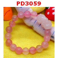 PD3059 : สร้อยข้อมือปี่เซียะหินโรสตวอตซ์