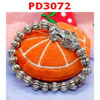 PD3072 : สร้อยข้อมือปี่เซียะโลหะสีเงิน