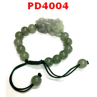 PD4004 : สร้อยข้อมือปี่เซียะหยกเขียวอมเทา