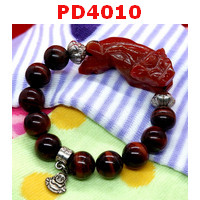 PD4010 : สร้อยข้อมือปี่เซียะหินสีแดง