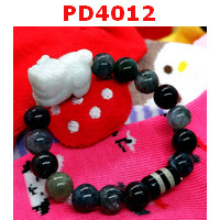 PD4012 : สร้อยข้อมือปี่เซียะหยกขาวอมเขียว