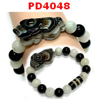 PD4048 :  สร้อยข้อมือปี่เซียะหินอะเก็ต