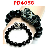 PD4058 :  สร้อยข้อมือปี่เซียะหินอะเก็ต