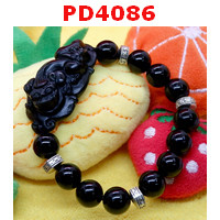 PD4086 : สร้อยข้อมือปี่เซียะหินสีดำ