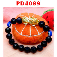 PD4089 : สร้อยข้อมือปี่เซียะสีทอง+ตาสวรรค์