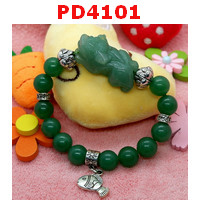PD4101 : สร้อยข้อมือปี่เซียะหยกเขียว