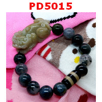 PD5015 : สร้อยข้อมือปี่เซียะหยกเขียวอ่อน