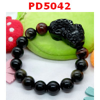 PD5042 : สร้อยข้อมือปี่เซียะหินสีดำ