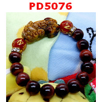 PD5076 : สร้อยข้อมือปี่เซียะไทเกอร์อาย+คาถาทิเบต