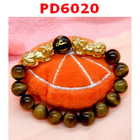 PD6020 : สร้อยข้อมือปี่เซียะคู่สีทอง+คาถาทิเบต