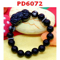 PD6072 : สร้อยข้อมือปี่เซียะอ๊อบซิเดียนดำ+คาถา