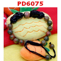 PD6075 : สร้อยข้อมือปี่เซียะคู่หินอ็อบสิเดียน