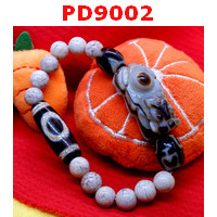 PD9002 : สร้อยข้อมือปี่เซียะหินอะเกตและDZI