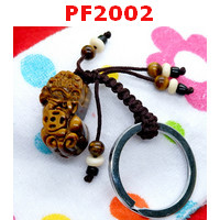 PF2002 : พวงกุญแจปี่เซียะ หินไทเกอร์อายส์